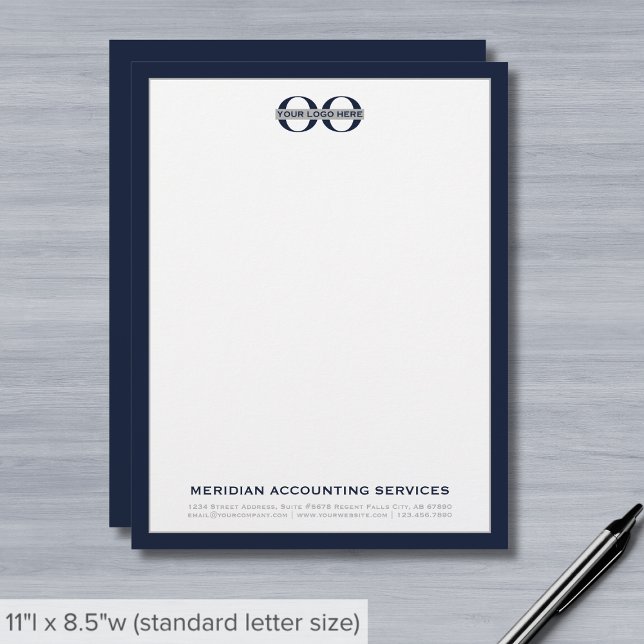 En-tête De Lettre En-tête de l'entreprise avec logo (Créateur téléchargé)