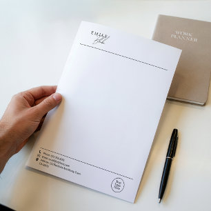 En-tête De Lettre Entreprise Moderne Simple Avec Logo