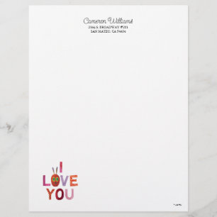 En-tête De Lettre Eric Carle Caterpillar I Love You