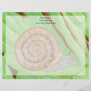 En-tête De Lettre Escargot