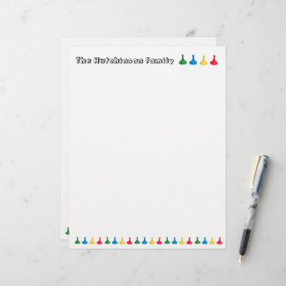 En-tête De Lettre Family Game Lover Letterhead
