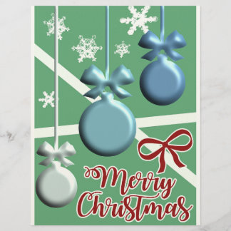 En-tête De Lettre Festive Christmas Tree Holiday Greeting Card