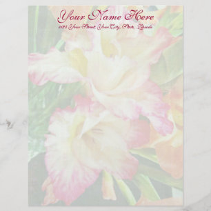 En-tête De Lettre Gladiola texturé