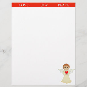 En-tête De Lettre Joli Petit Ange