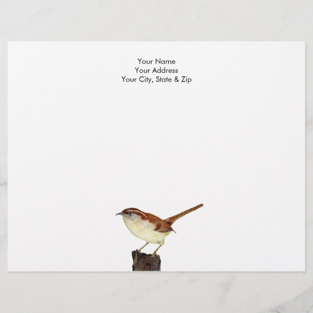 En-tête De Lettre Little Wren (Devant)
