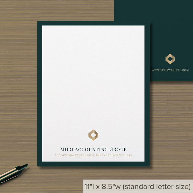 En-tête De Lettre Logo d'affaires Luxe moderne (Créateur téléchargé)