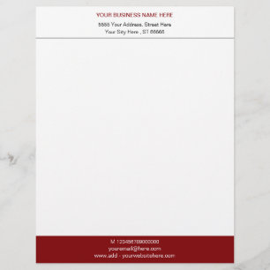 En-tête De Lettre Logo d'entreprise personnalisé Adresse moderne pe