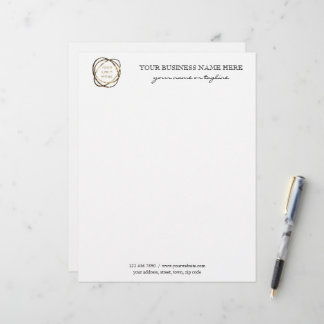 En-tête De Lettre Logo d'entreprise personnalisé élégant moderne noi