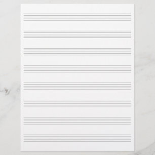 En-tête De Lettre Manuscript Paper Music Stades Compositeur Composit