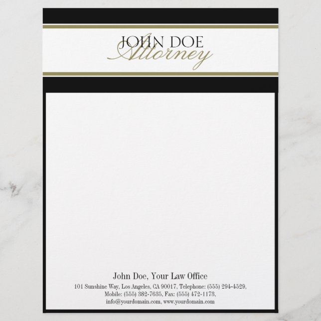 En-tête De Lettre Manuscrit MatchBusinessCard d'or d'en-tête de (Devant)