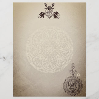 En-tête De Lettre Médiéval