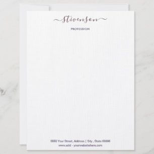 En-tête De Lettre Modèle de lettre d'affaires avec logo à personnali