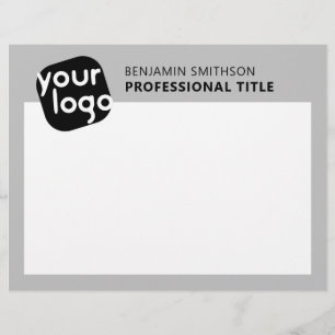 En-tête De Lettre Nom de couleur personnalisé Titre Ajouter votre lo
