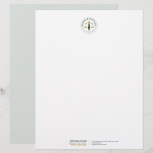 En-tête De Lettre Notaire mobile personnalisé Signature juridique Ve