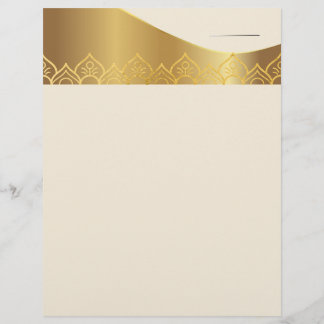 En-tête De Lettre Papier à tête couleur crème