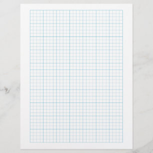 En-tête De Lettre Papier Graphique 1/4 Pouce (4 Carrés Par Pouce) -