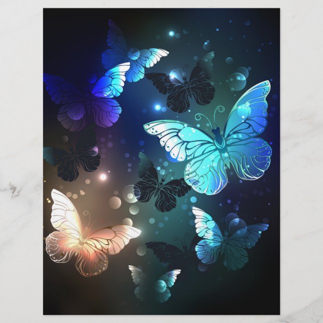En-tête De Lettre Papillon de nuit (Devant)