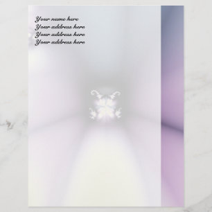 En-tête De Lettre Personnalisée Conception de l'en-tête de lettre Fleur Magique
