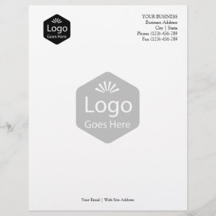 En-tête De Lettre Personnalisée Logo d'entreprise promotionnel personnalisé