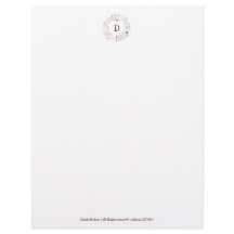 Monogramme floral