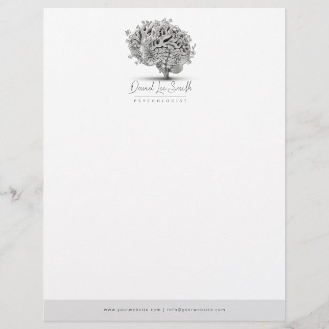 En-tête De Lettre Psychologue / Neurologue (Devant)