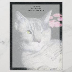 En-tête De Lettre Tabby Cat