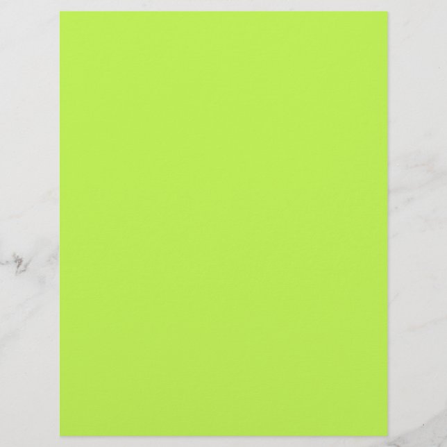 En-tête De Lettre Vert (Devant)