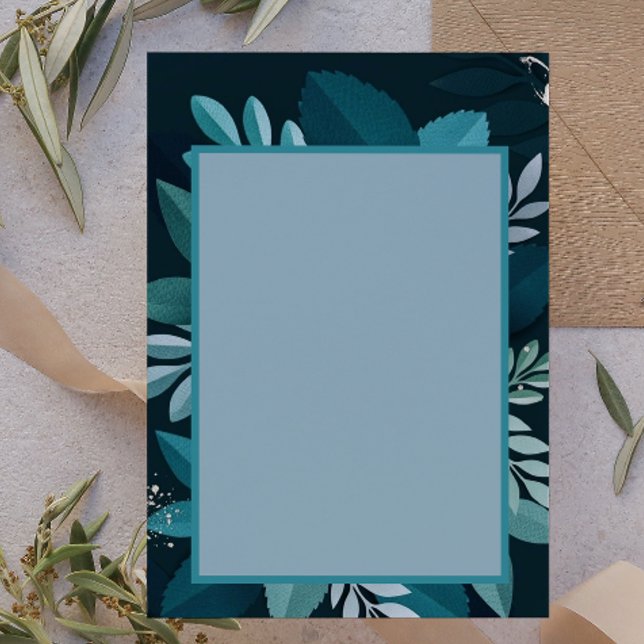 En-tête De Lettre Vert foncé Élégant (Créateur téléchargé)