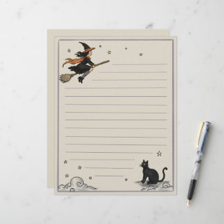 En-tête De Lettre Vol enchanté ligné