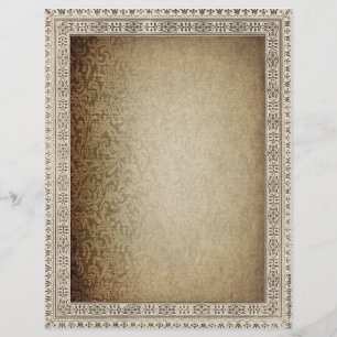 En-tête papier Paisley vintage