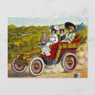 En Tour 1904 Postcard