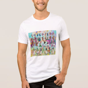 En Tri-matière African Feast: Rhythms of Unity T-Shirt