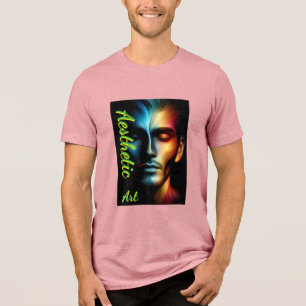 En Tri-matière Bella+Canvas T-Shirt homme tri-mélange, Blanc, Adu