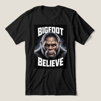 En Tri-matière Bigfoot Croyez Cryptid Fan T-Shirt