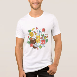 En Tri-matière Boissons Tropicales – T-Shirt pour Hommes avec Coc