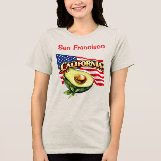 En Tri-matière California Bella+Canvas T-Shirt pour femmes Tri-Bl