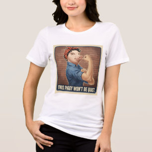 En Tri-matière Ce Cochon Ne Se Tait Pas T-Shirt pour Femme