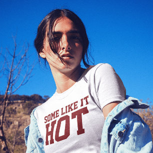 EN TRI-MATIÈRE CERTAINS COMME ÇA CHAUD T-SHIRT DES ANNÉES 80