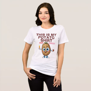 En Tri-matière C'est mon t-shirt de pomme de terre femme t-shirt 