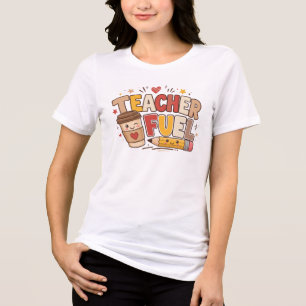 En Tri-matière Chemise de carburant pour enseignant T-shirt de