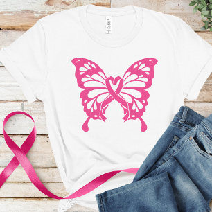 En Tri-matière Chemise T-shirt Pink Ribbon Sensibilisation au can