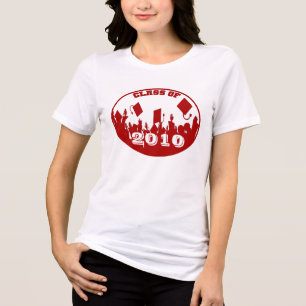En Tri-matière Classe de diplôme RED de 2009 T-shirt 2010