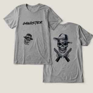 En Tri-matière conception de T-shirt gangster,