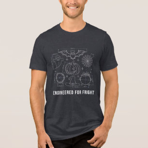 En Tri-matière Conçu pour la peur T-Shirt Halloween