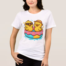 Cute Canard à Floatie - Funny Summer Vibes T-shirt