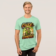 Cute Chaotic Dino T-Shirt Funny Kawaii
