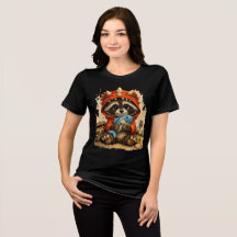 Cute Dino Raccoon T-Shirt – Funny Animal Gift