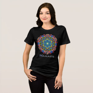 En Tri-matière Doily Namaste Kaleidoscope T-Shirt