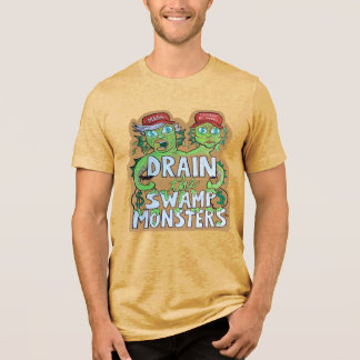 En Tri-matière Drainer les monstres du marais T-shirt pour hommes