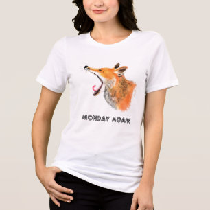 En Tri-matière Fantastique T-shirt Fox avec texte - personnalisab